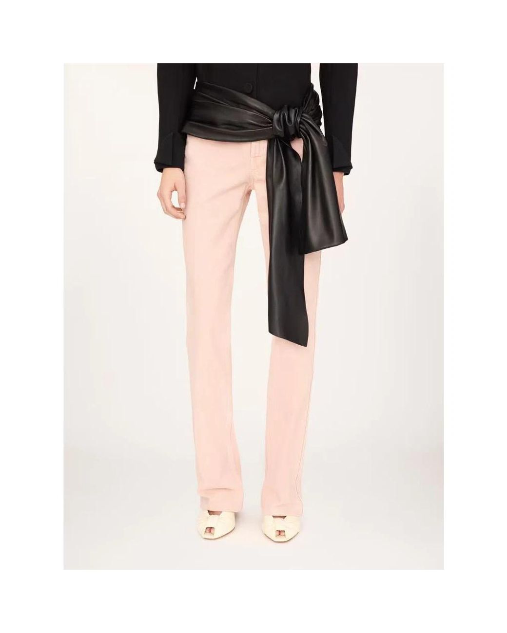 Straight Jeans Chloé de color Pink