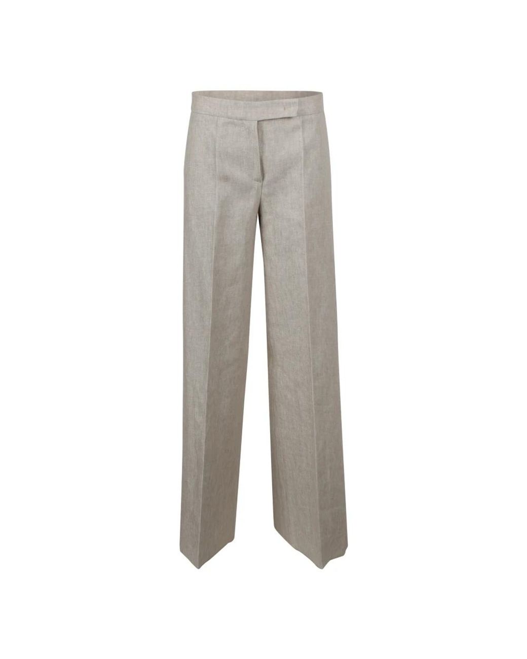 Max Mara Gray Wide Trousers