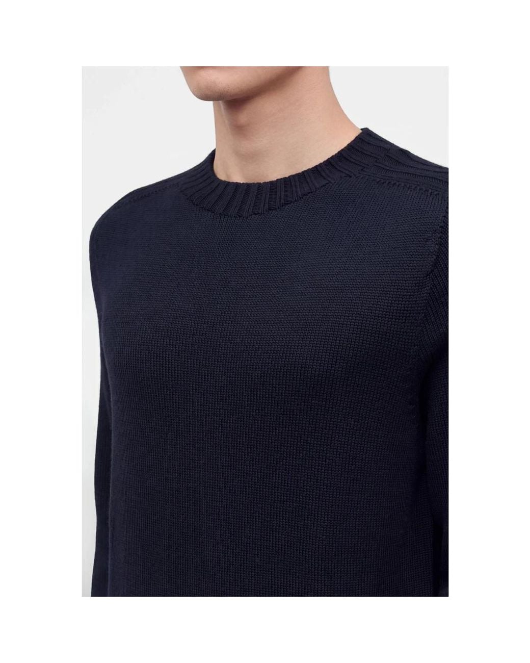 Dondup Blue Round-Neck Knitwear for men