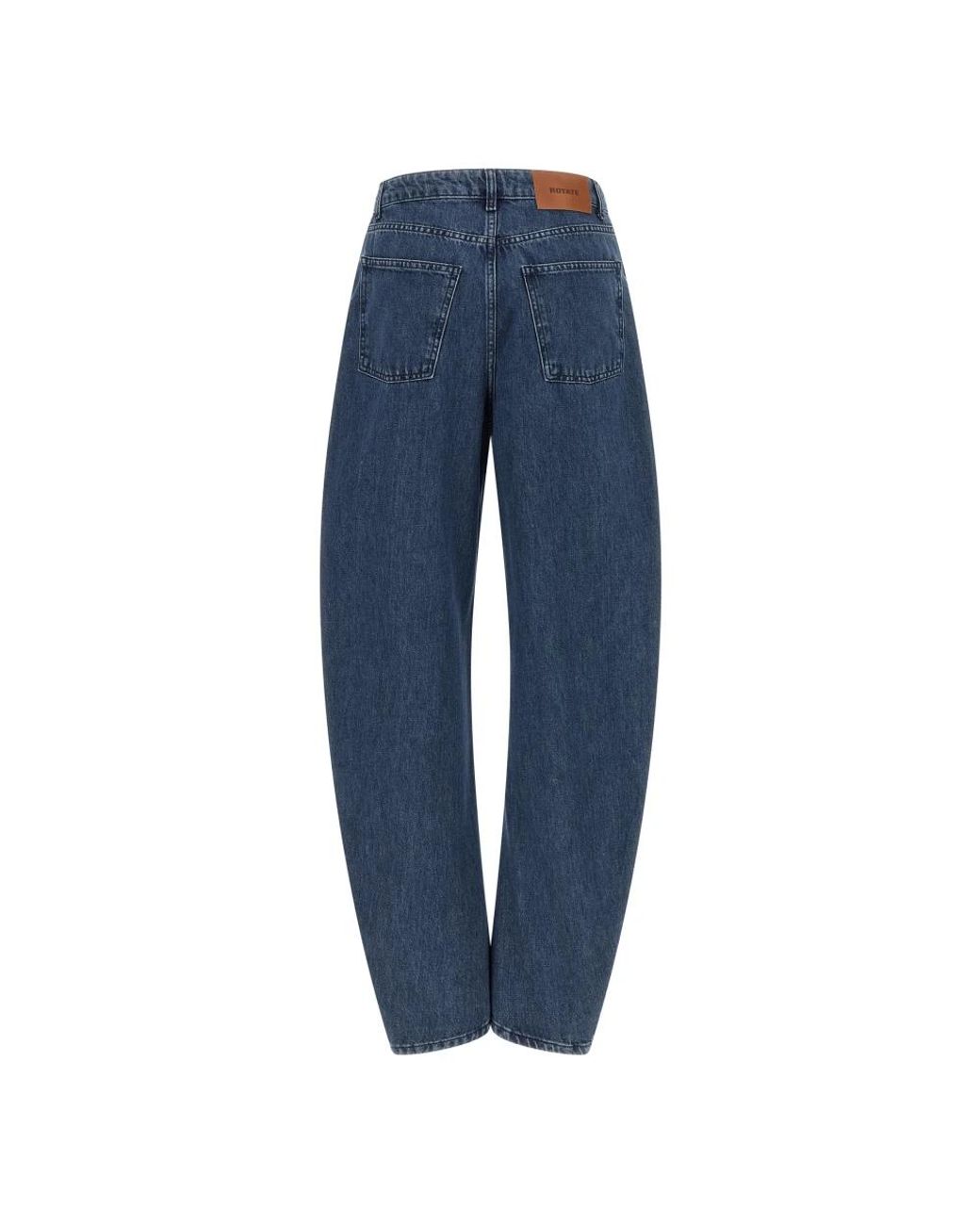 ROTATE BIRGER CHRISTENSEN Blue Loose Fit Jeans