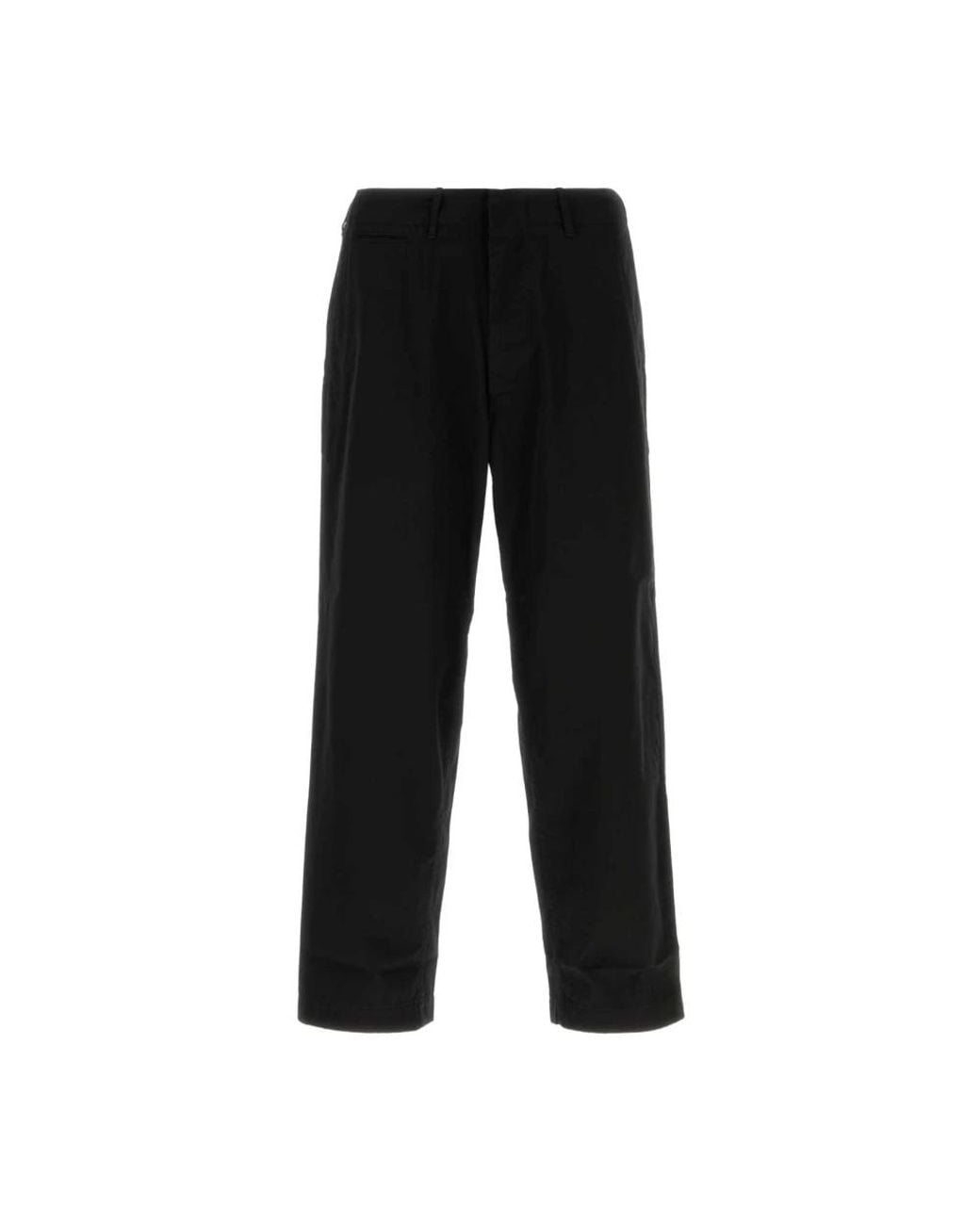 Nanamica Black Wide Trousers for men