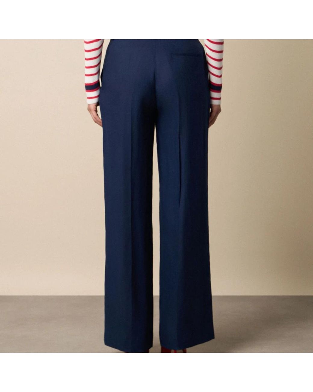Brooks Brothers Blue Wide Trousers