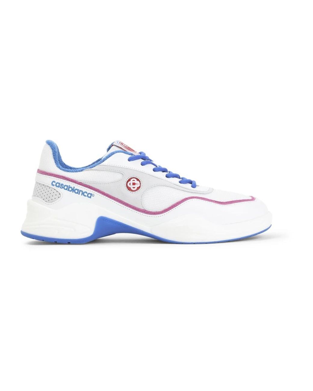 Casablanca Blue Court Championship Textile Sneakers for men