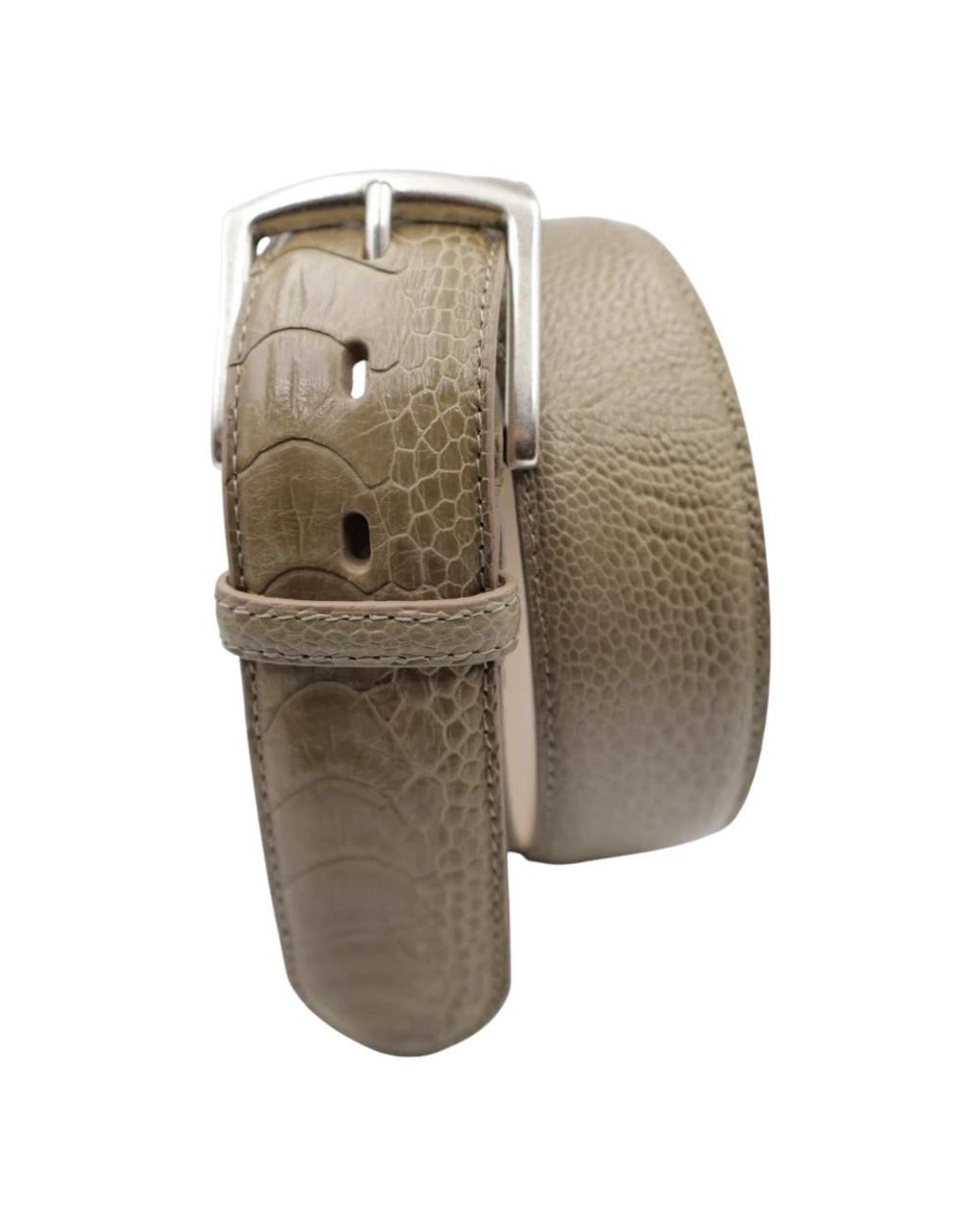 Paolo Vitale Gray Belts for men