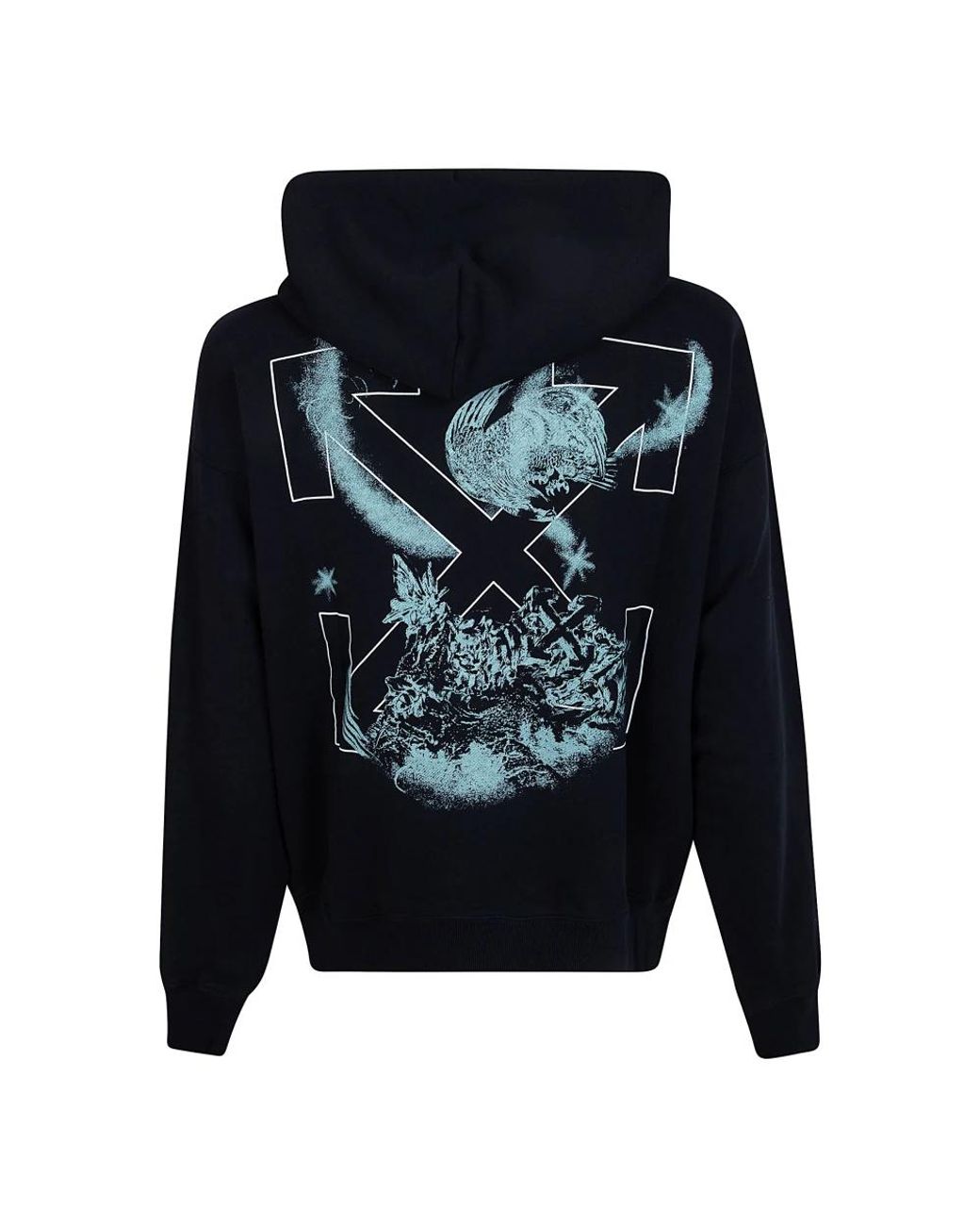 Off-White c/o Virgil Abloh Blue Hoodies for men
