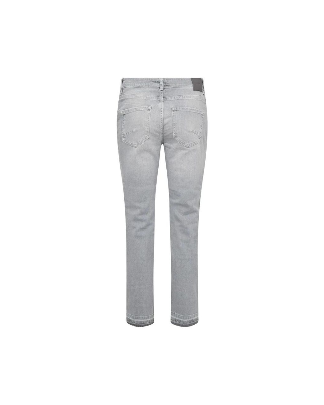 Mos Mosh Gray Cropped Jeans