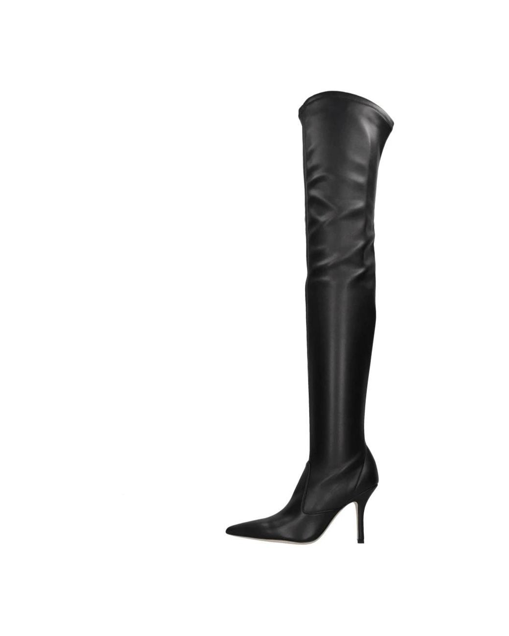 Paris Texas Black Over-The-Knee Boots