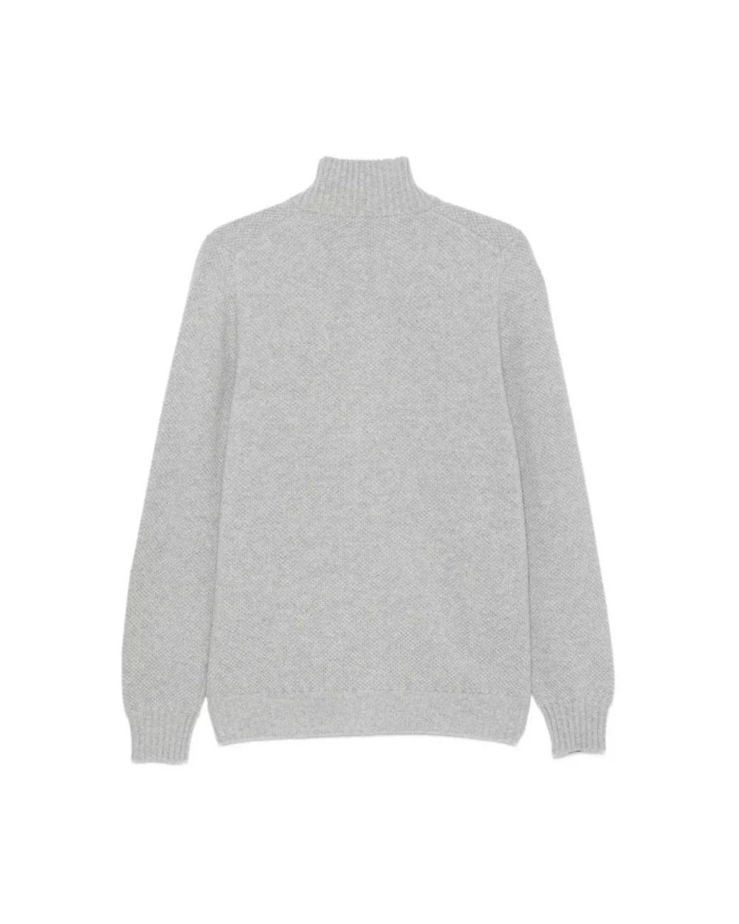Fedeli Gray Cardigans for men