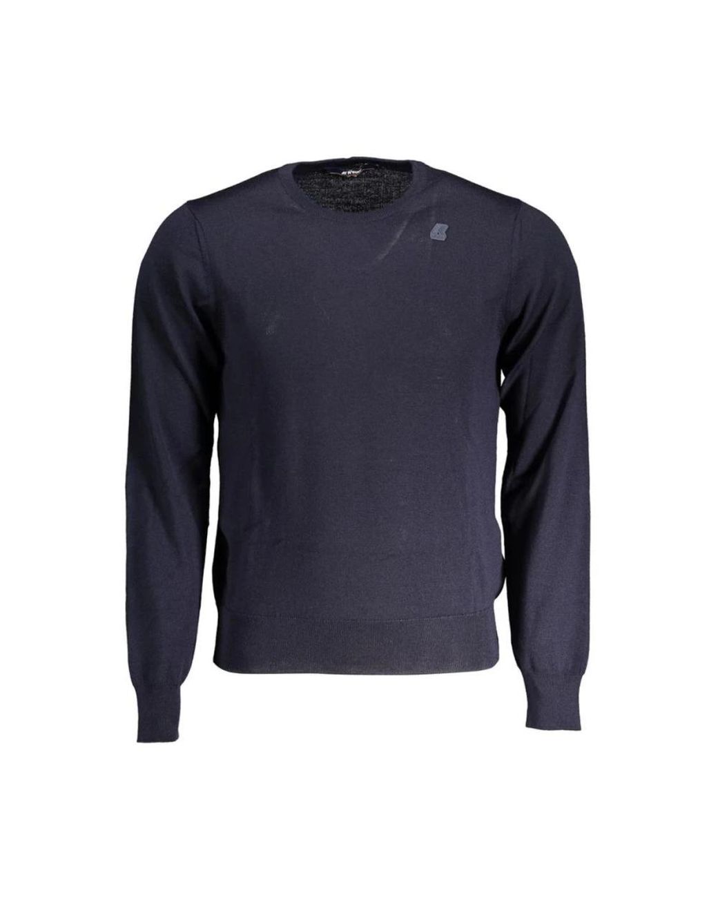 K-Way Blue Round-Neck Knitwear for men