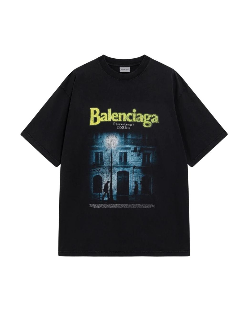 Balenciaga Black T-Shirts for men
