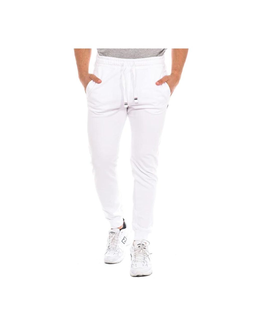 U.S. POLO ASSN. Broeken ,Wit ,Katoen Jogger Sportbroek in het White voor heren