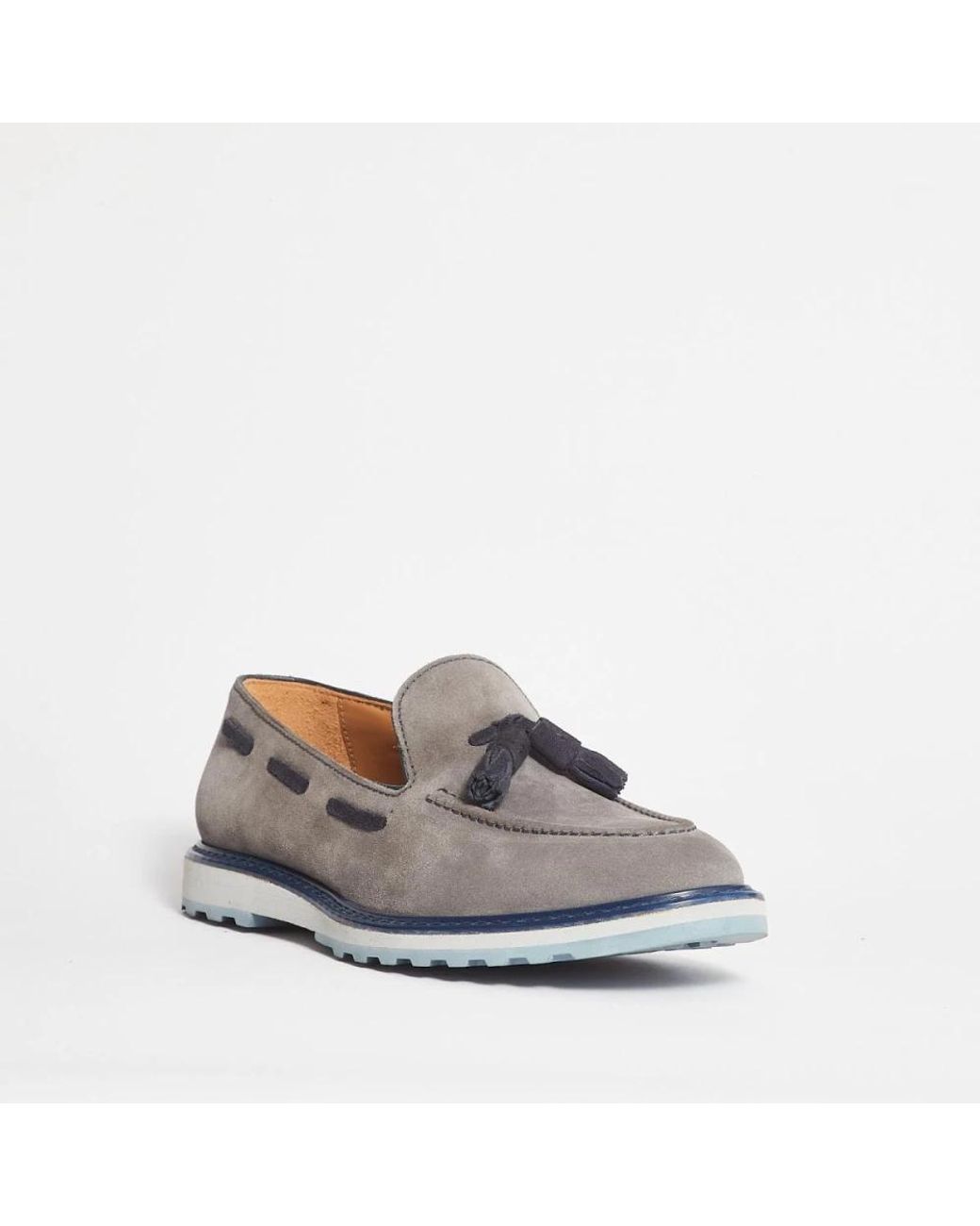 Lo.white Gray Sailor Shoes for men