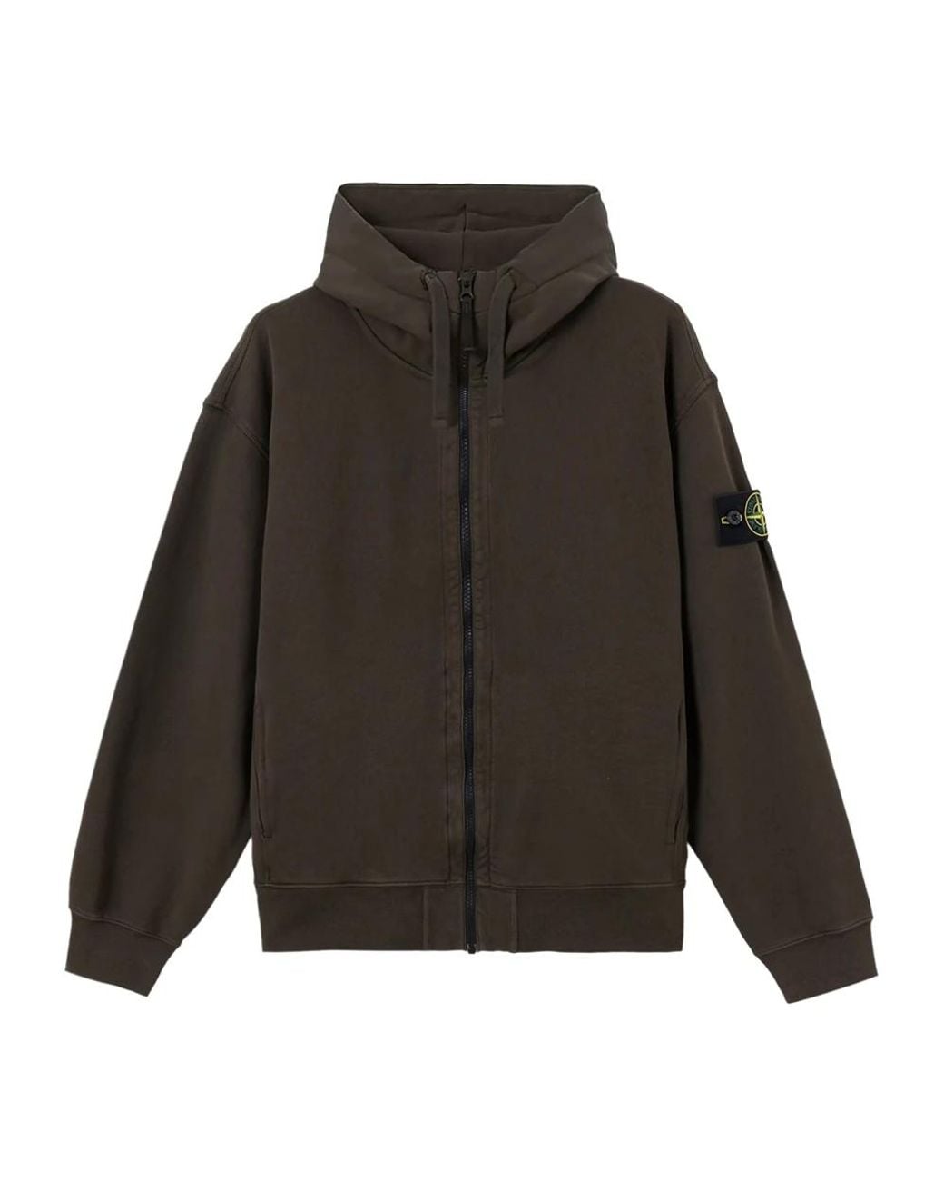Stone Island Gray Zip-Throughs for men
