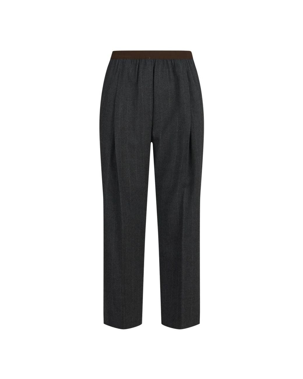 Jucca Black Straight Trousers