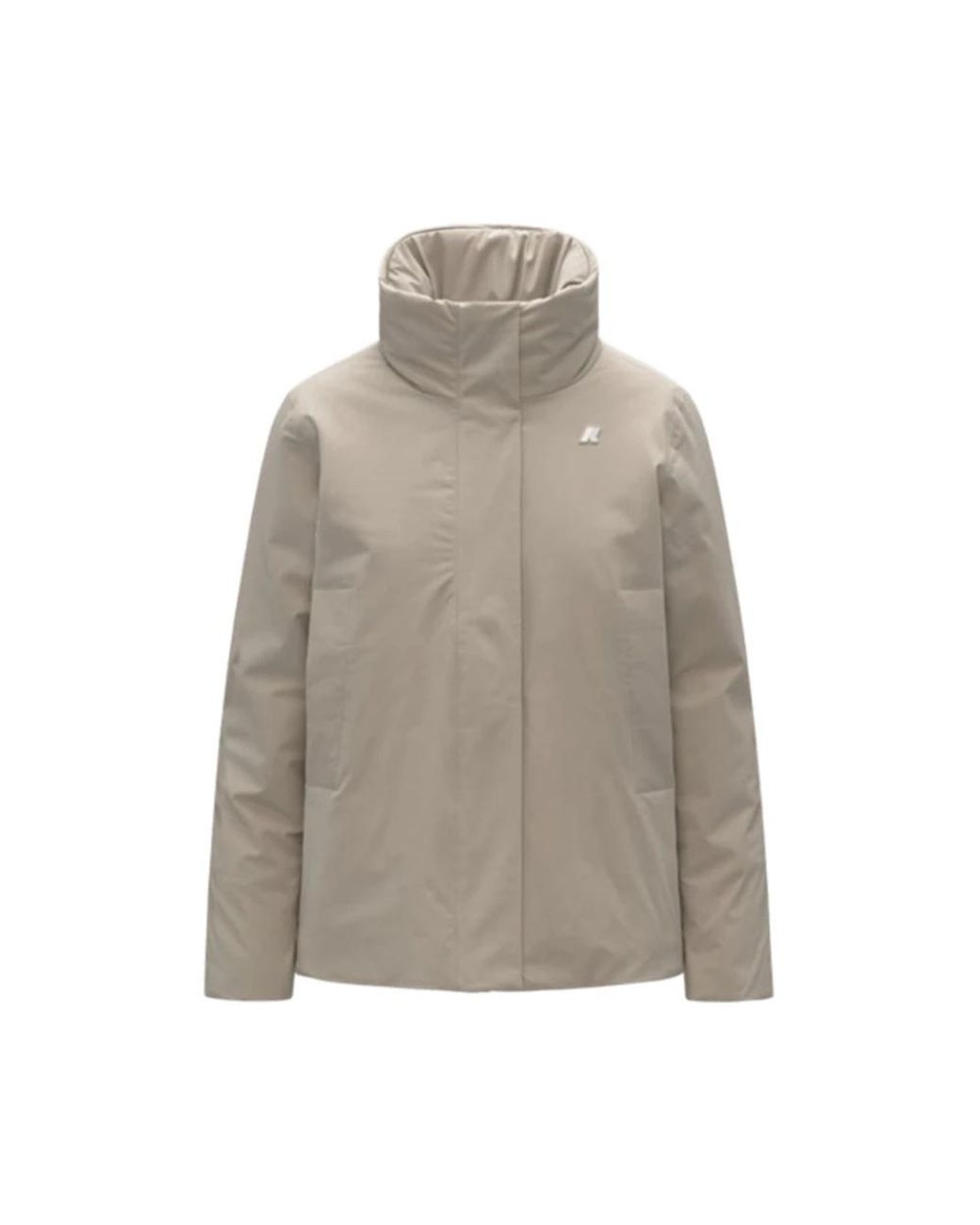 K-Way Gray Winter Jackets