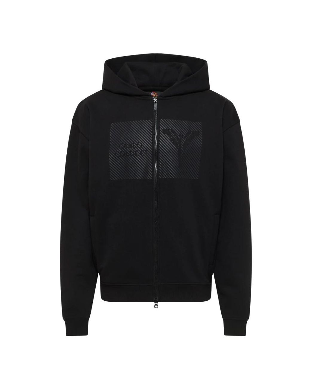 carlo colucci Black Zip-Throughs for men