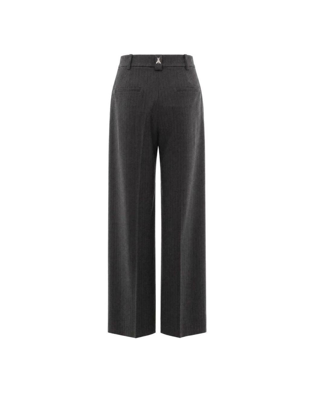 Patrizia Pepe Gray Wide Trousers