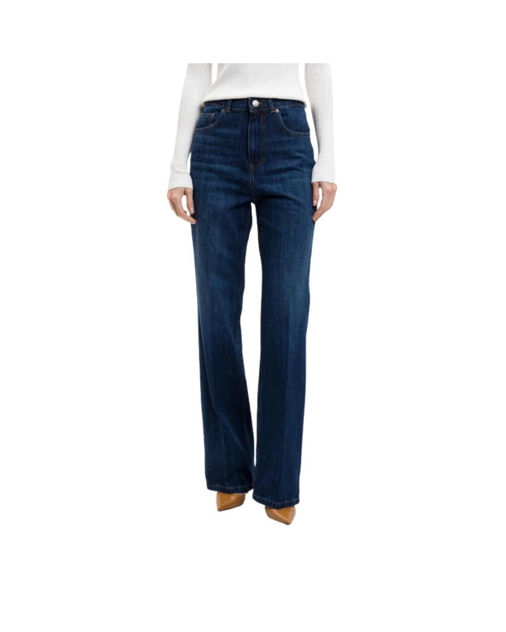 Twinset Blue Straight Jeans