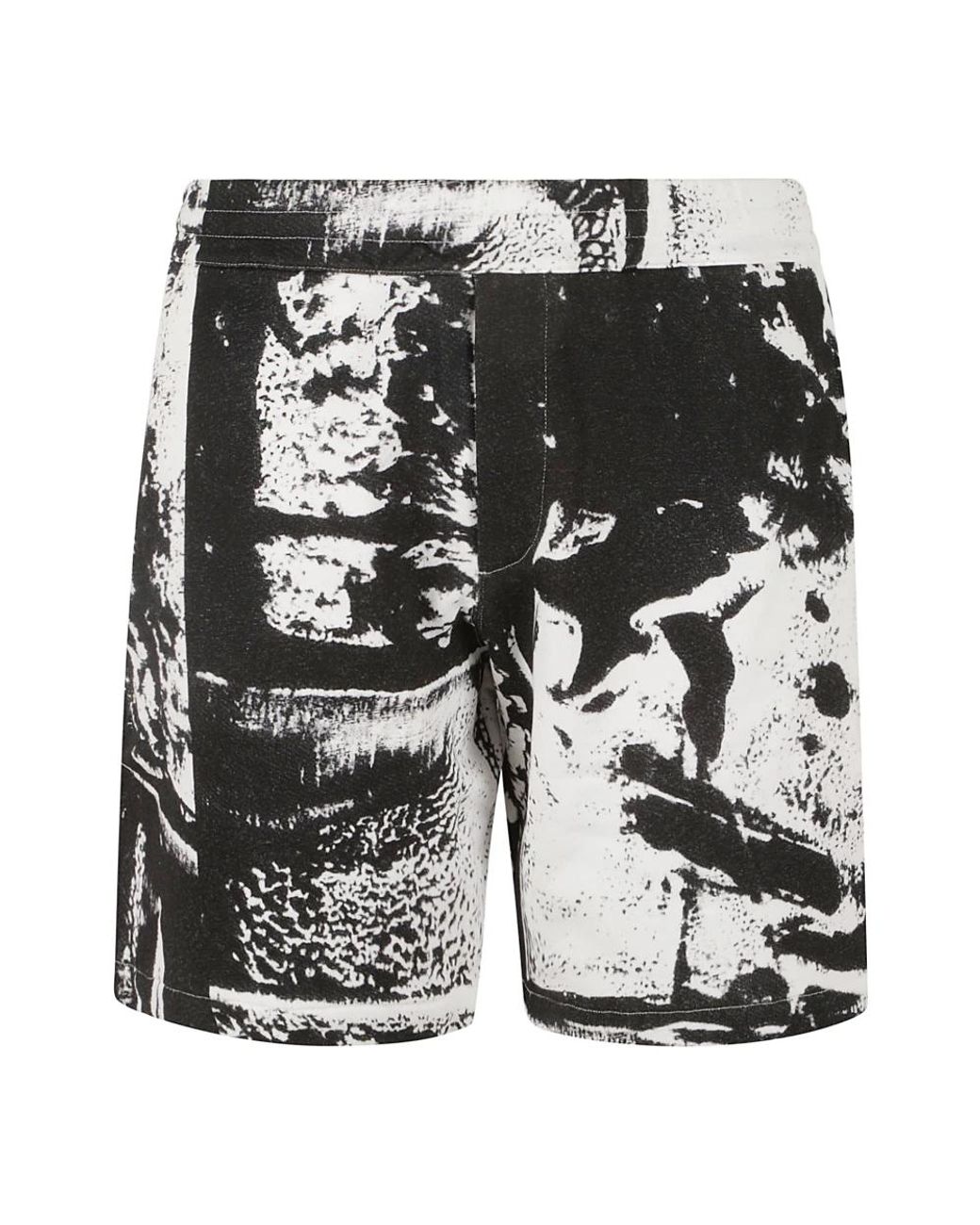 McQueen Black Casual Shorts for men