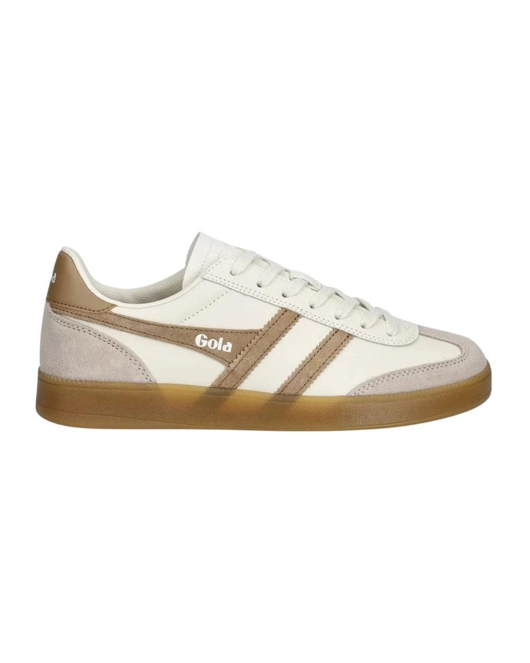 Gola White Viper Leder