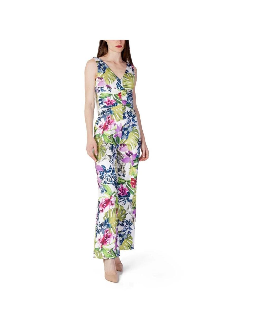 Mono sin mangas verde vibrante para mujeres Guess de color Blue