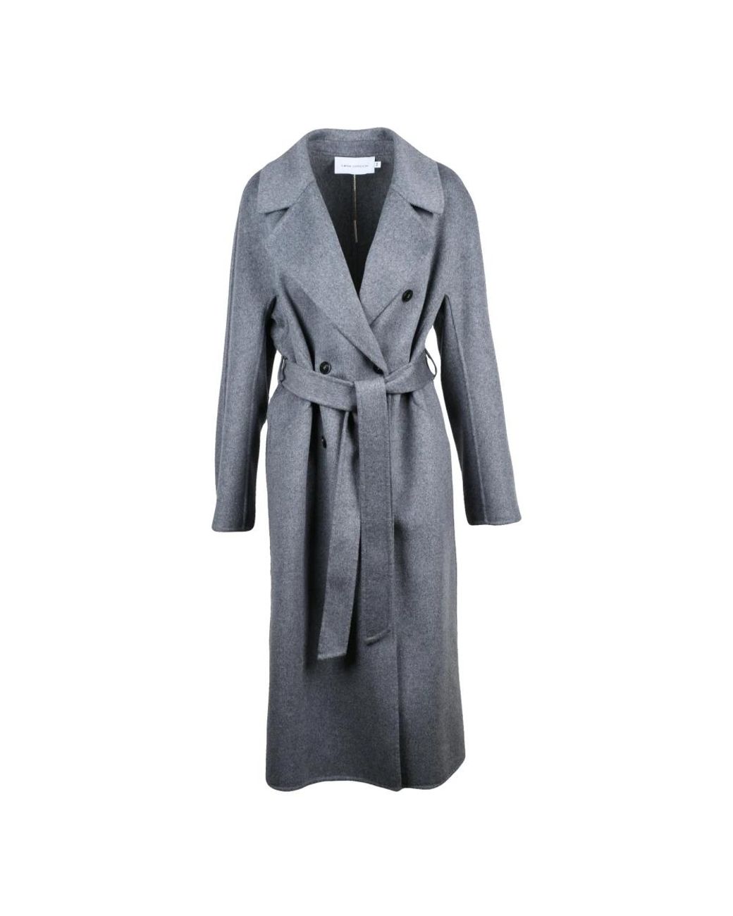 SIMONA CORSELLINI Blue Belted Coats