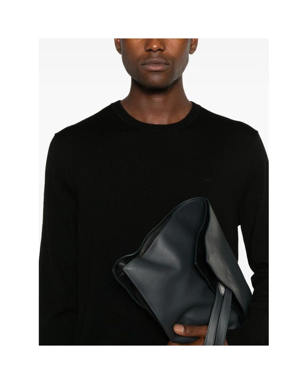 Michael Kors Black Round-Neck Knitwear for men