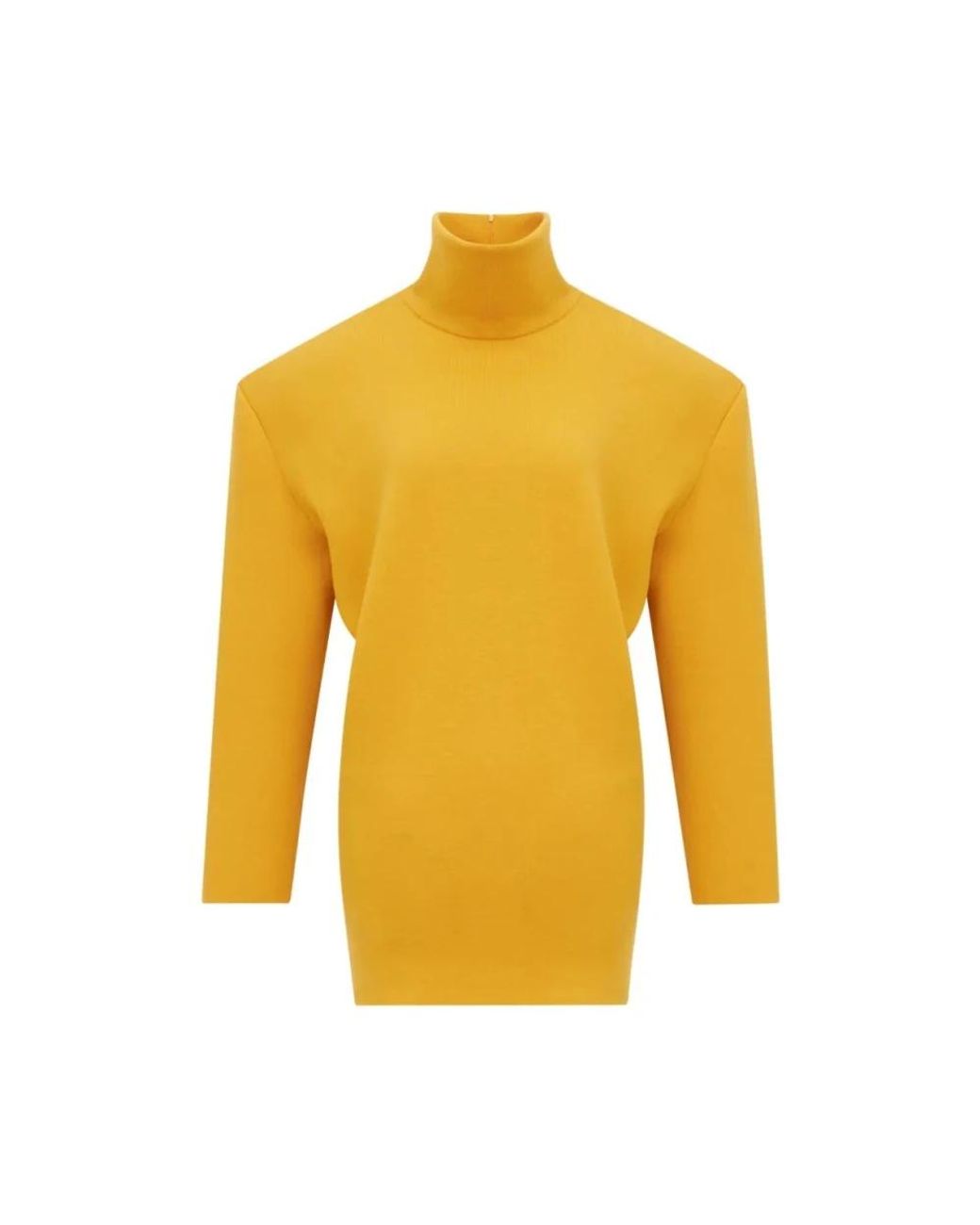 Saint Laurent Yellow Turtlenecks