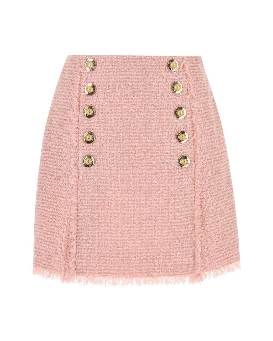 Balmain Pink Short Skirts