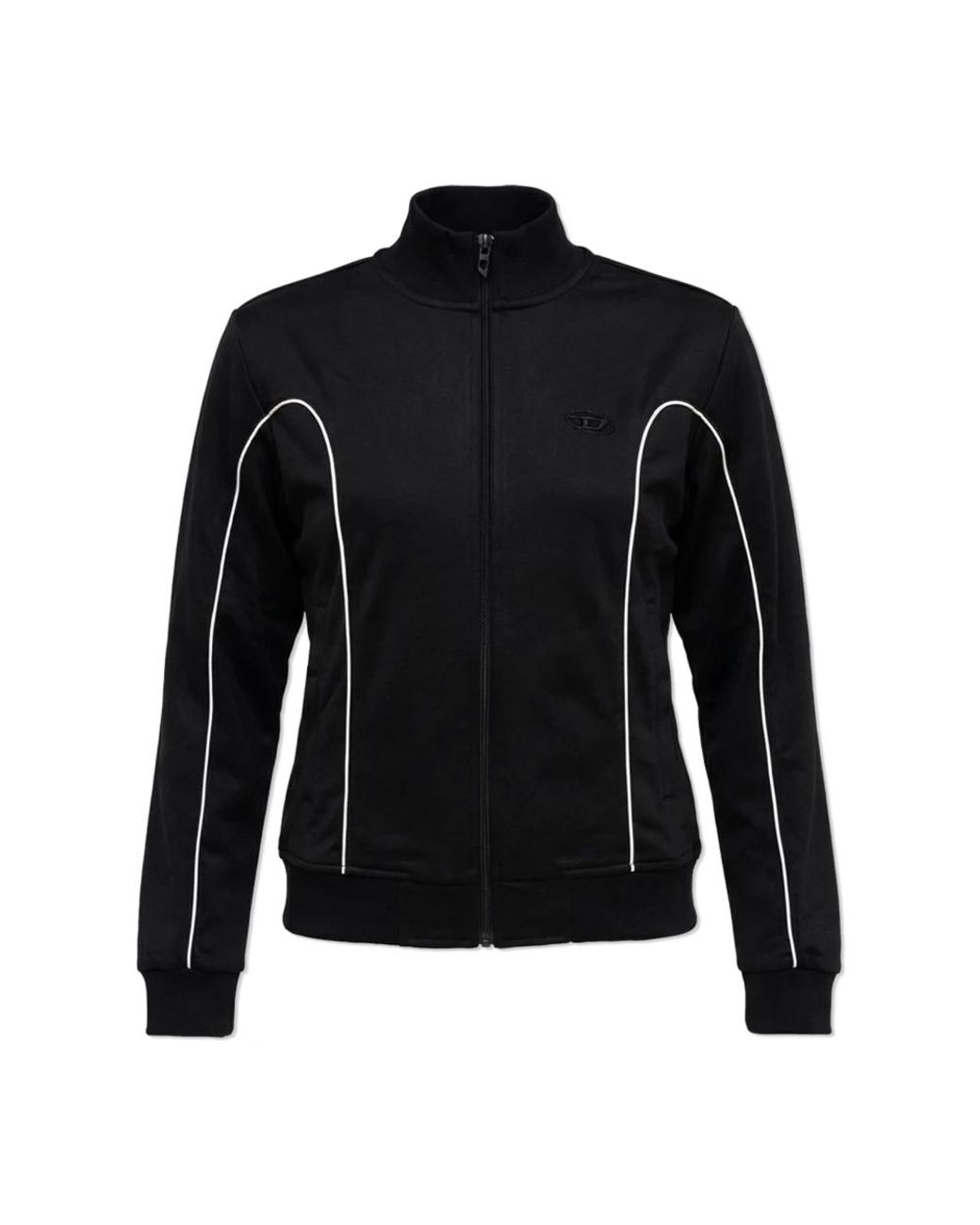 DIESEL Hoodies & Sweatvesten ,Zwart ,Katoen F-Locking-Od Sweatshirt in het Black