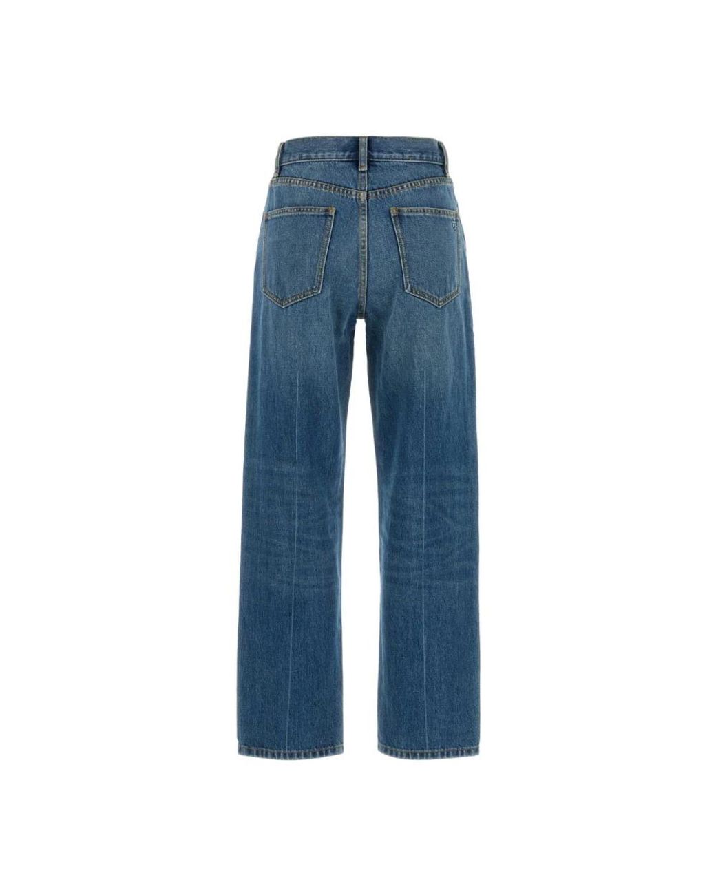 Tory Burch Blue Straight Fit Jeans