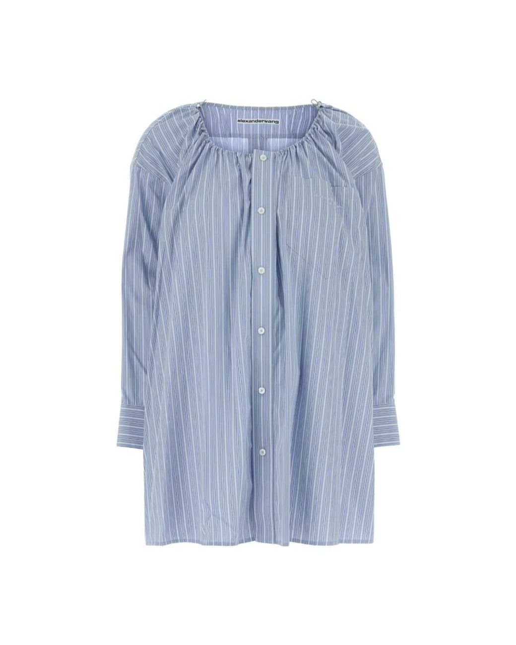 Alexander Wang Blue Shirt Dresses