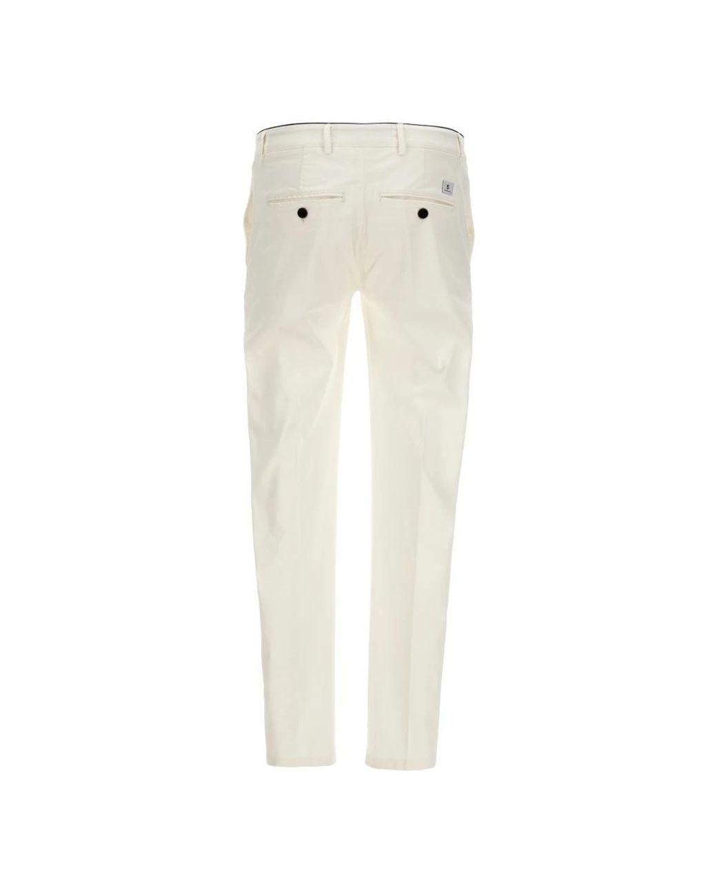 Department 5 White Slim-Fit Trousers for men