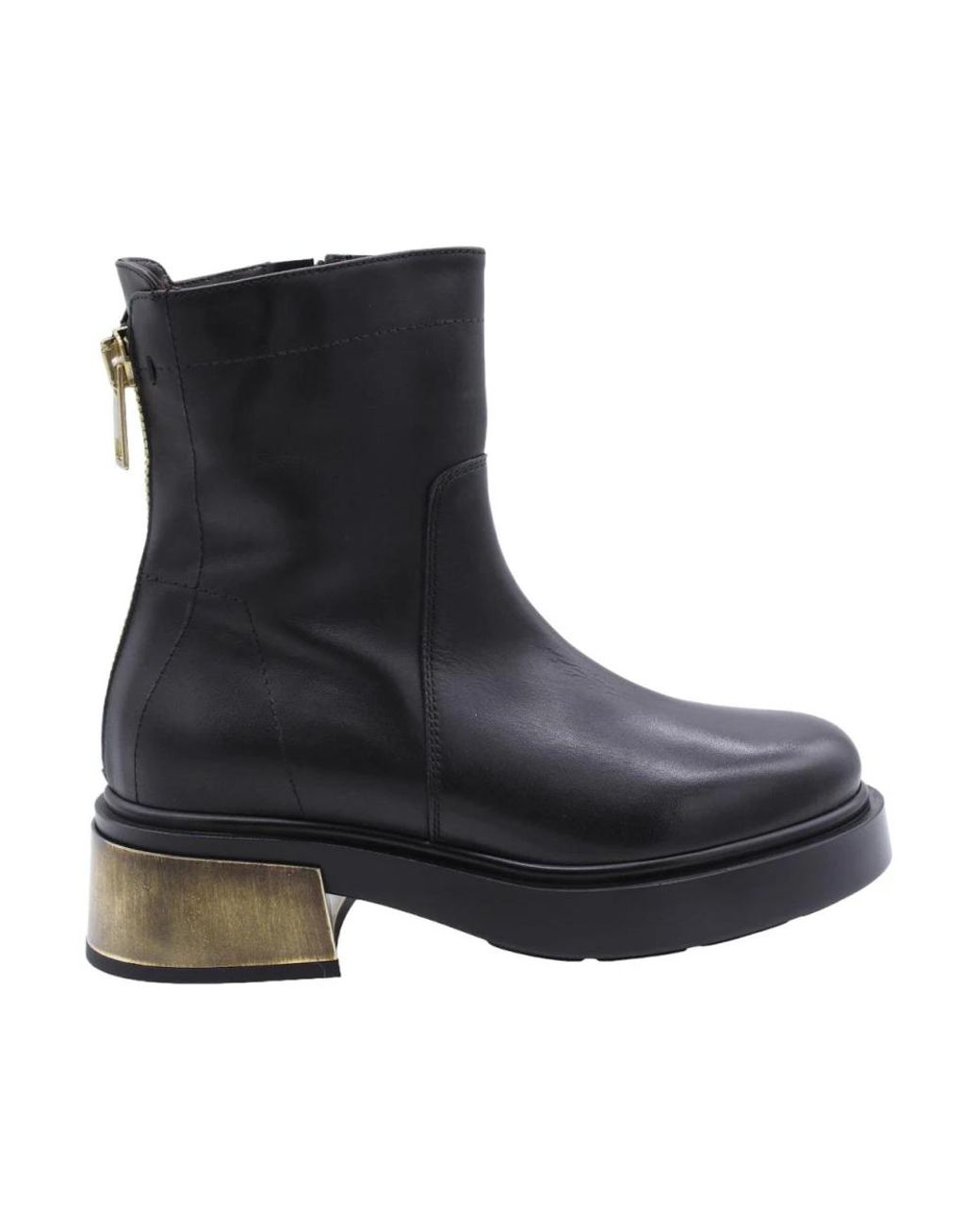Laura Bellariva Black Ankle Boots