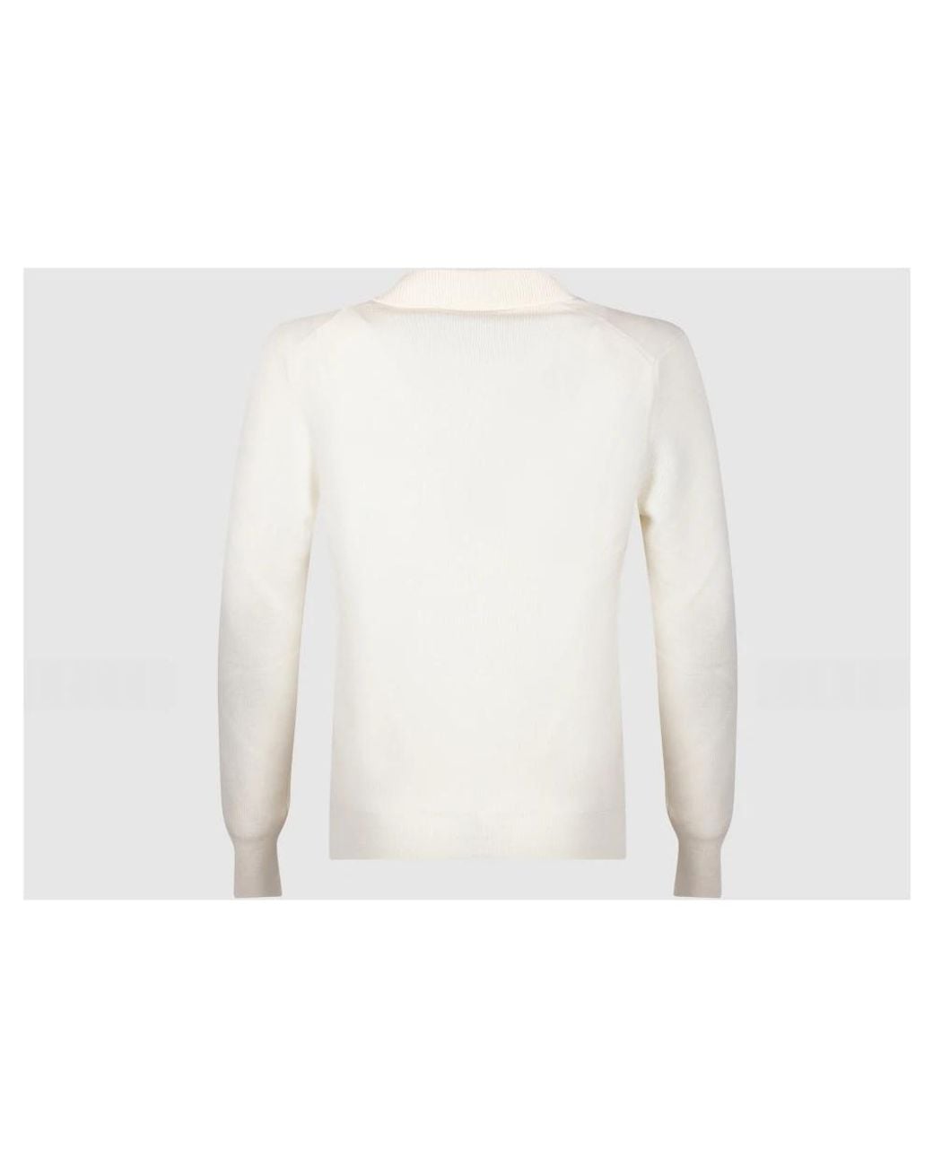 Gran Sasso White V-Neck Knitwear for men
