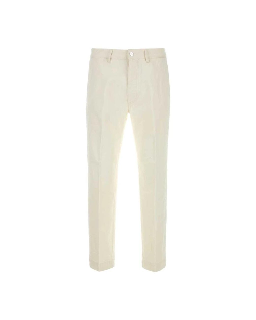 Nine:inthe:morning Natural Slim-Fit Trousers for men