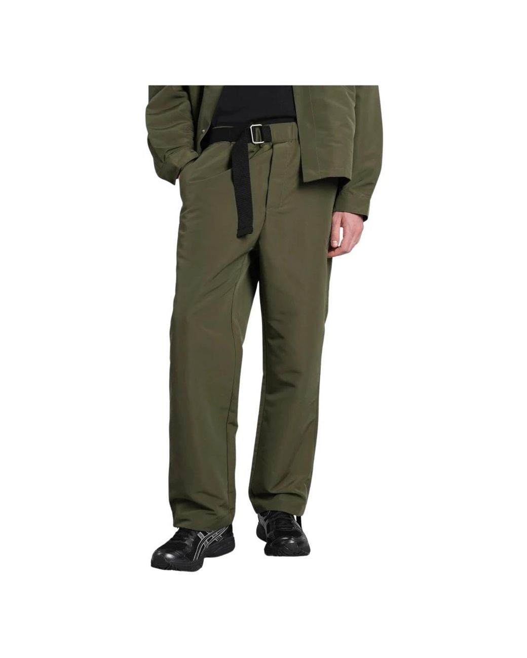 OAMC Green Straight Trousers for men