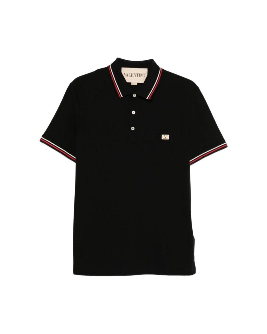 Valentino Black Polo Shirts for men