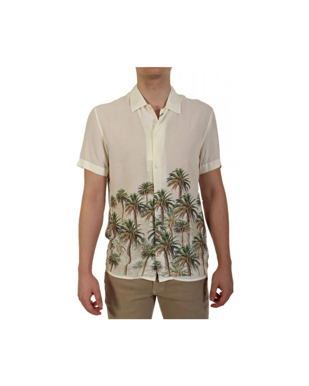 Baldessarini Green Short Sleeve Shirts for men