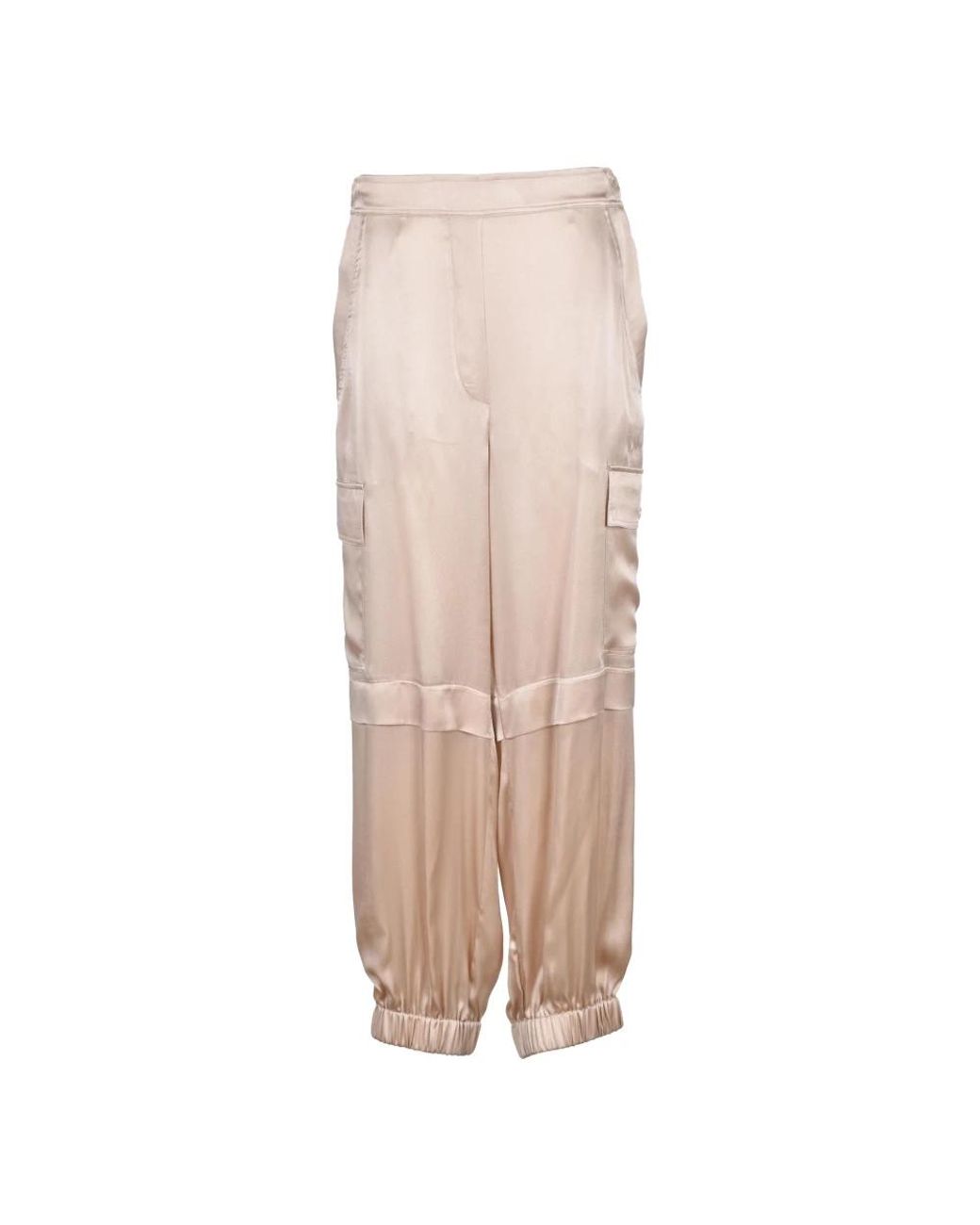 Semicouture Natural Wide Trousers