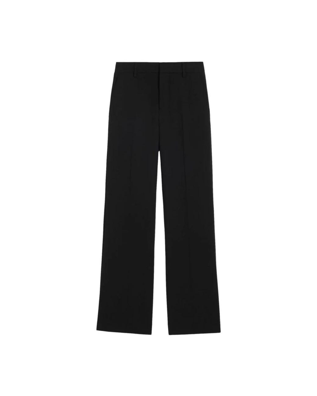 AMI Black Wide Trousers