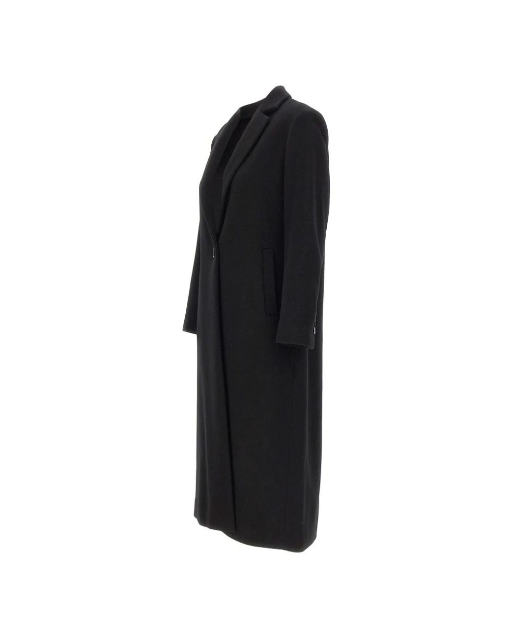 Marella Black Single-Breasted Coats