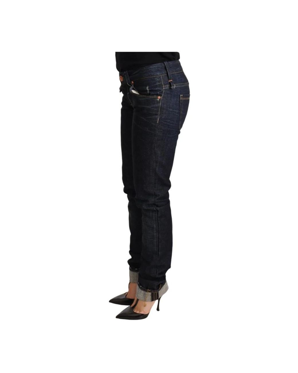 Acht Black Slim-Fit Jeans