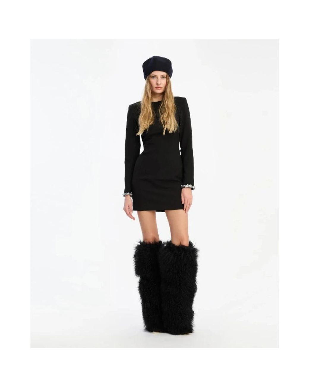 ROTATE BIRGER CHRISTENSEN Black Short Dresses