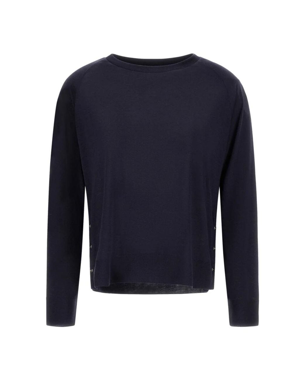 Herno Blue Round-Neck Knitwear