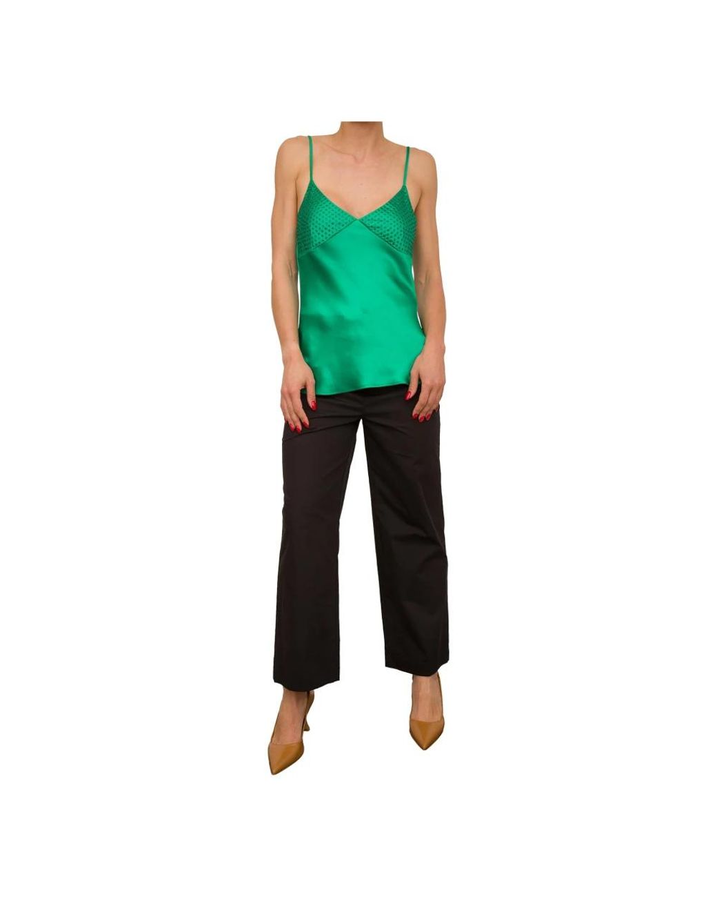 Liu Jo Black Straight Trousers