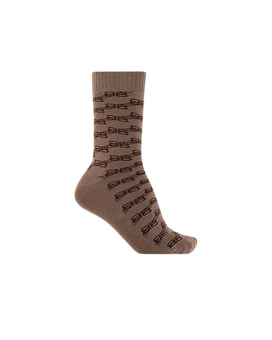 Balenciaga Socks in het Brown