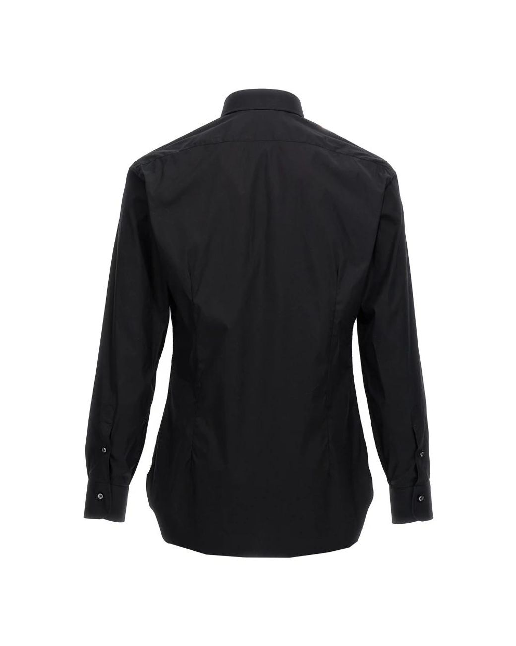 Barba Napoli Black Casual Shirts for men