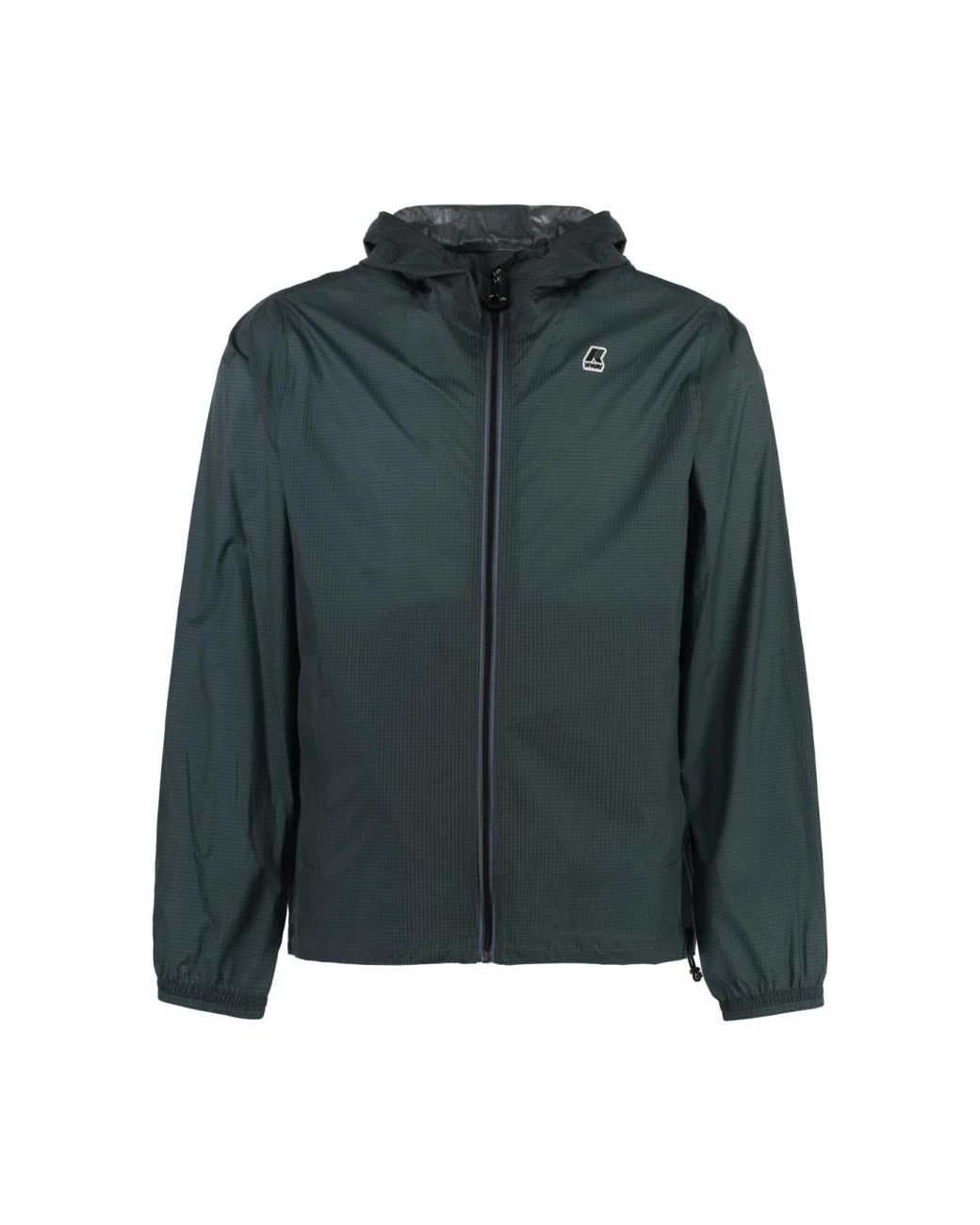 K-Way Cleon Nylon Ripstop Jacket in het Green voor heren