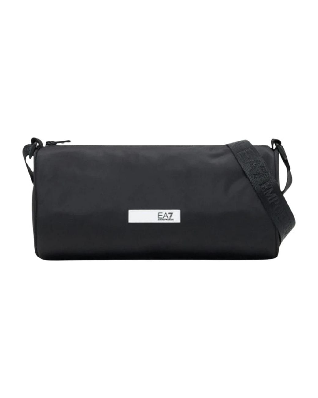 EA7 Black Cross Body Bags for men